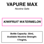 Vapure Max - Nicotine Salts - 30mL - Image 2
