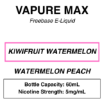 Vapure Max - Freebase E-Liquid - 60mL - Image 6