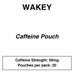 Wakey - Caffeine Pouches - 50mg Caffeine - 20 Pouches Pack
