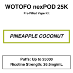 Wotofo - Nexpod 25K - Prefilled Kit - 25000 Puffs - 26.5mg/mL Nicotine - Image 3