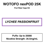 Wotofo - Nexpod 25K - Prefilled Kit - 25000 Puffs - 26.5mg/mL Nicotine - Image 6