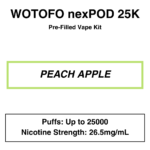 Wotofo - Nexpod 25K - Prefilled Kit - 25000 Puffs - 26.5mg/mL Nicotine - Image 9