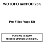 Wotofo - Nexpod 25K - Prefilled Kit - 25000 Puffs - 26.5mg/mL Nicotine