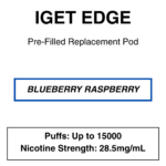 IGET - Edge Closed Pod Vape - Replacement Pods - 15000 Puffs - 28.5mg/ml Nicotine - Image 11