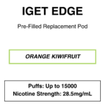 IGET - Edge Closed Pod Vape - Replacement Pods - 15000 Puffs - 28.5mg/ml Nicotine - Image 13