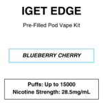IGET - Edge Closed Pod Vape - Replacement Kits - 15000 Puffs - 28.5mg/ml Nicotine - Image 2