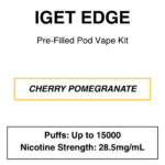 IGET - Edge Closed Pod Vape - Replacement Kits - 15000 Puffs - 28.5mg/ml Nicotine - Image 4