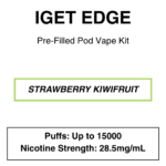 IGET - Edge Closed Pod Vape - Replacement Kits - 15000 Puffs - 28.5mg/ml Nicotine - Image 6