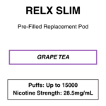 RELX - Slim Prefilled Replacement Pod - 28.5mg/ml - 15000 Puffs - Image 8