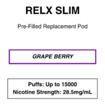 RELX - Slim Prefilled Replacement Pod - 28.5mg/ml - 15000 Puffs - Image 7