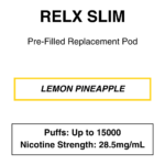 RELX - Slim Prefilled Replacement Pod - 28.5mg/ml - 15000 Puffs - Image 3