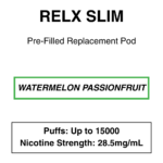 RELX - Slim Prefilled Replacement Pod - 28.5mg/ml - 15000 Puffs - Image 2