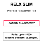 RELX - Slim Prefilled Replacement Pod - 28.5mg/ml - 15000 Puffs - Image 10