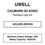 UWELL - Caliburn G5 KOKO - Refillable Vape Kit - Image 2