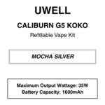 UWELL - Caliburn G5 KOKO - Refillable Vape Kit - Image 7