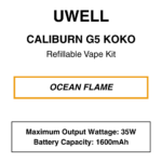 UWELL - Caliburn G5 KOKO - Refillable Vape Kit - Image 3