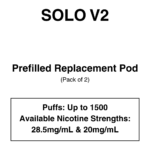 Solo - Prefilled Replacement Pod - V2